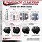 Service Caster 2'' Chair Casters Nylon Twin Wheel with Brakes 7/16'' Grip Ring Stem, 5PK SCC-GR02S50-NYS-B-716-5 - alternate 2